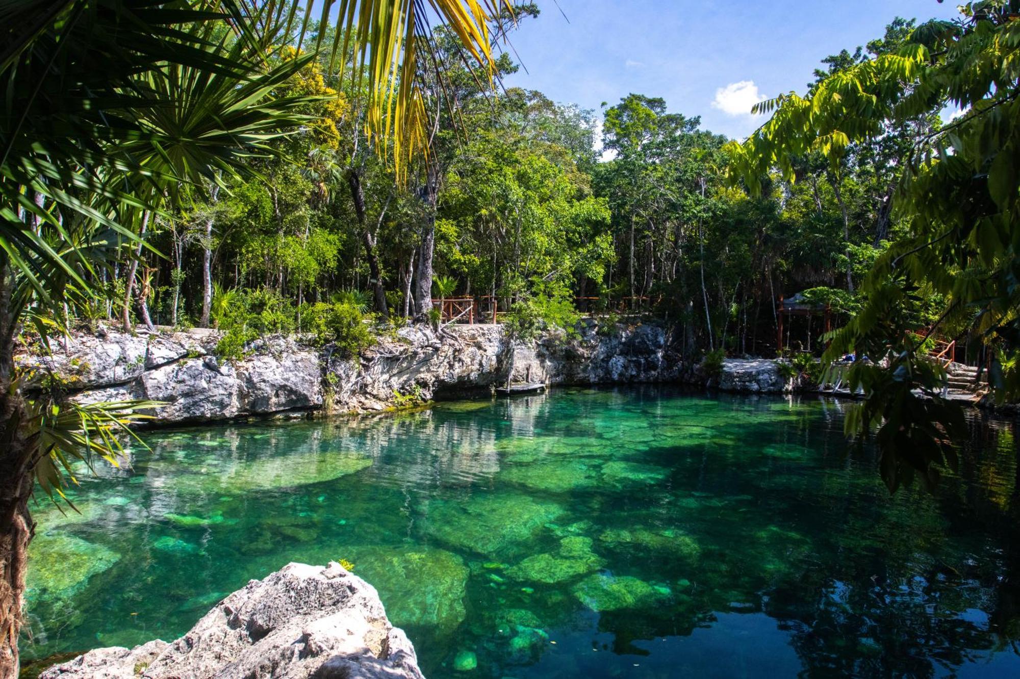 Hotel Casa Tortuga Tulum - Cenotes Park Inclusive Exterior photo Cenote in Yucatán